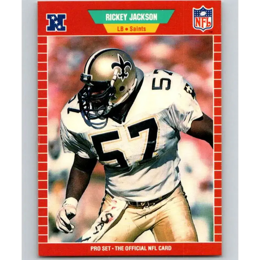 1989 Pro Set #270 Rickey Jackson NM-MT New Orleans Saints Football Card