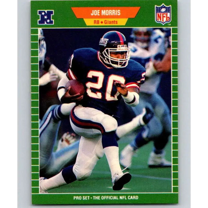 1989 Pro Set #289 Joe Morris NM-MT New York Giants Football Card - Football Card Single