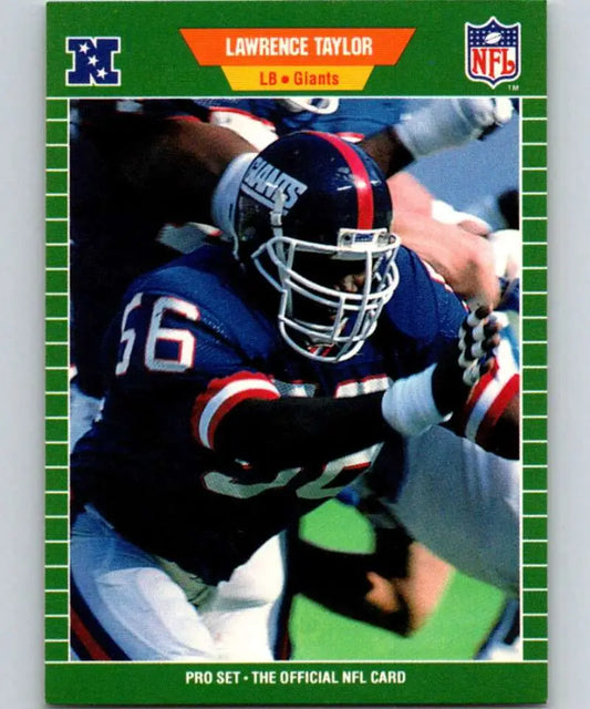 1989 Pro Set #292 Lawrence Taylor EX Excellent New York Giants Football Card - Football Card Single