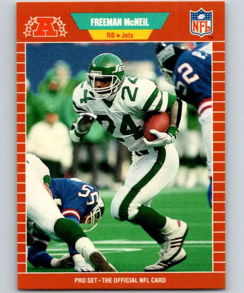 1989 Pro Set #304 Freeman McNeil EX Excellent New York Jets Football Card - Football Card Single