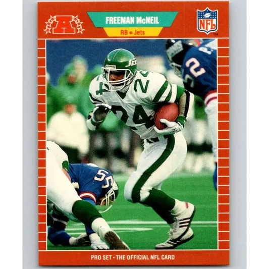 1989 Pro Set #304 Freeman McNeil NM-MT New York Jets Football Card