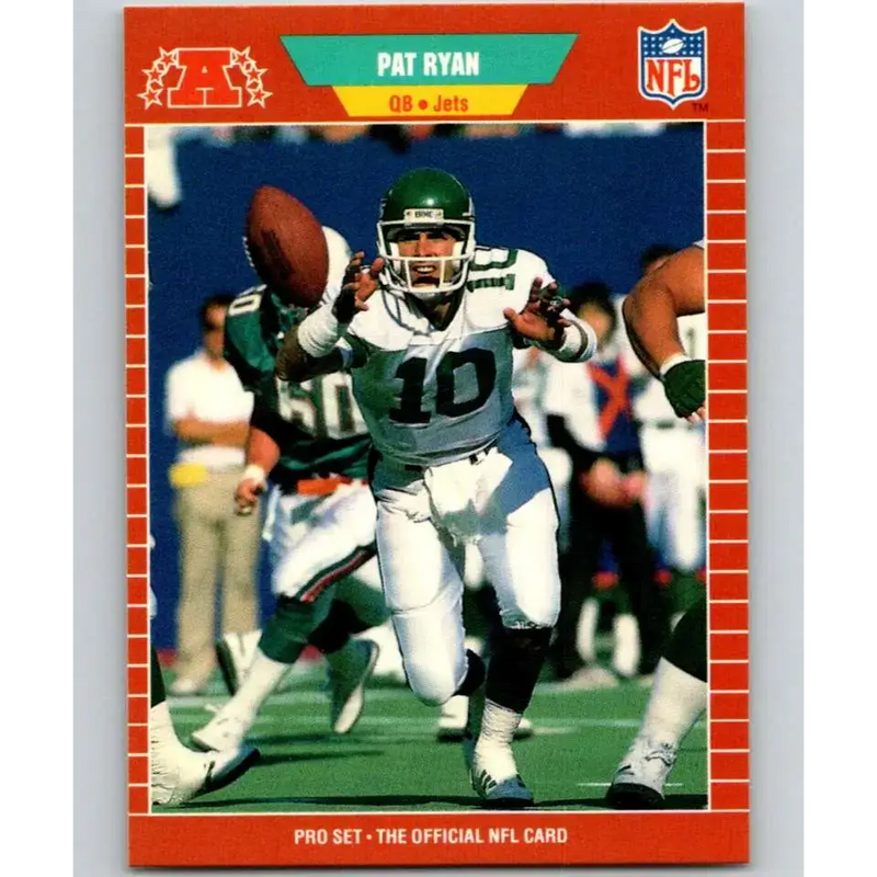 1989 Pro Set #306 Pat Ryan NM-MT New York Jets Football Card - Football Card Single