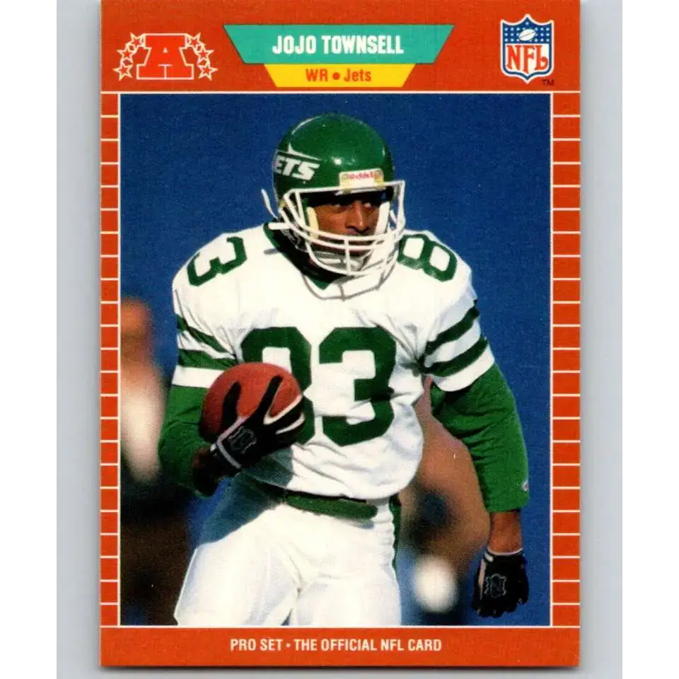 1989 Pro Set #309 Jo Jo Townsell NM-MT New York Jets Football Card - Football Card Single