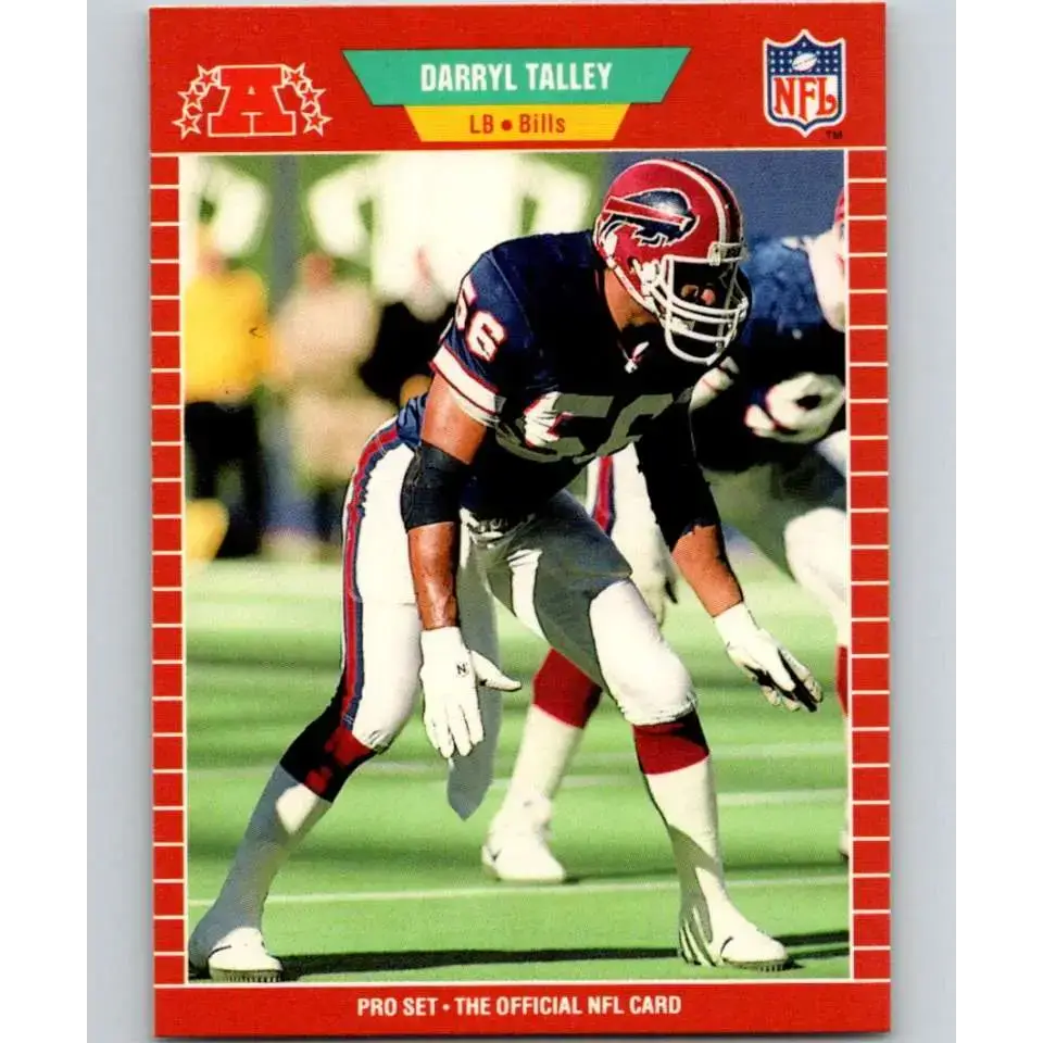 1989 Pro Set #31 Darryl Talley NM-MT Buffalo Bills Football Card