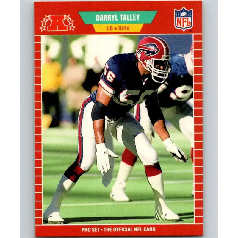 1989 Pro Set #31 Darryl Talley NM-MT Buffalo Bills Football Card - Football Card Single