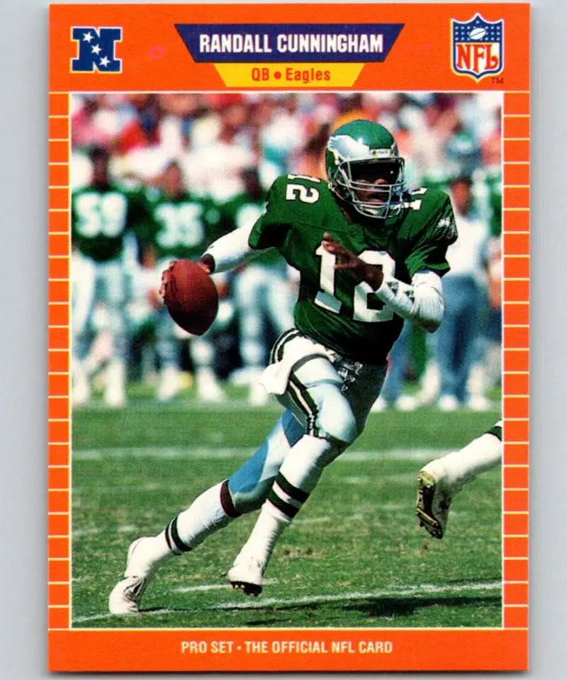 1989 Pro Set #315 Randall Cunningham EX Excellent Philadelphia Eagles Football Card - Football Card Single