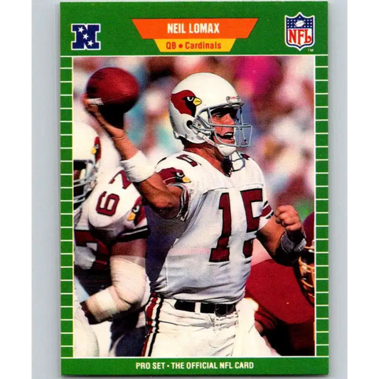 1989 Pro Set #331 Neil Lomax NM-MT Phoenix Cardinals Football Card