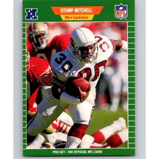 1989 Pro Set #333 Stump Mitchell NM-MT Phoenix Cardinals Football Card