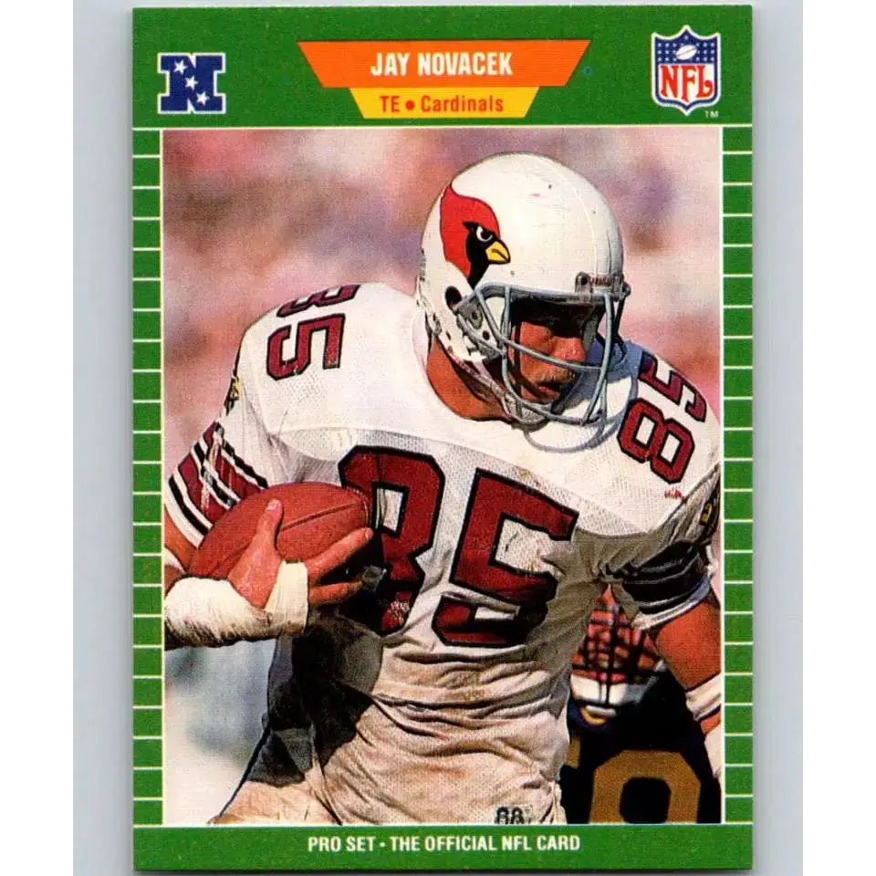 1989 Pro Set #335 Jay Novacek NM-MT RC Rookie Phoenix Cardinals Football Card