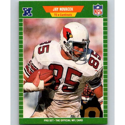 1989 Pro Set #335 Jay Novacek NM-MT RC Rookie Phoenix Cardinals Football Card