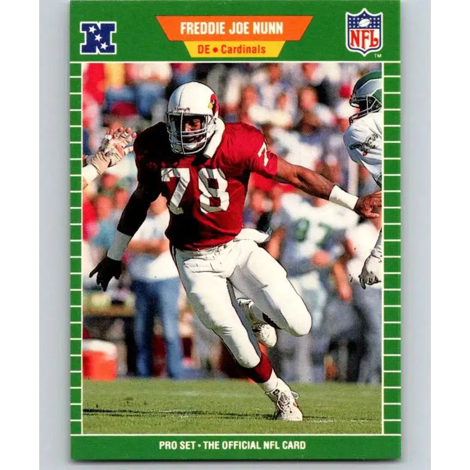 1989 Pro Set #336 Freddie Joe Nunn NM-MT Phoenix Cardinals Football Card