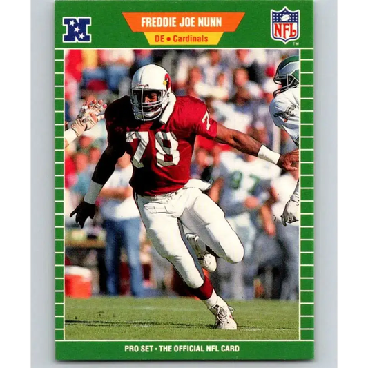 1989 Pro Set #336 Freddie Joe Nunn NM-MT Phoenix Cardinals Football Card