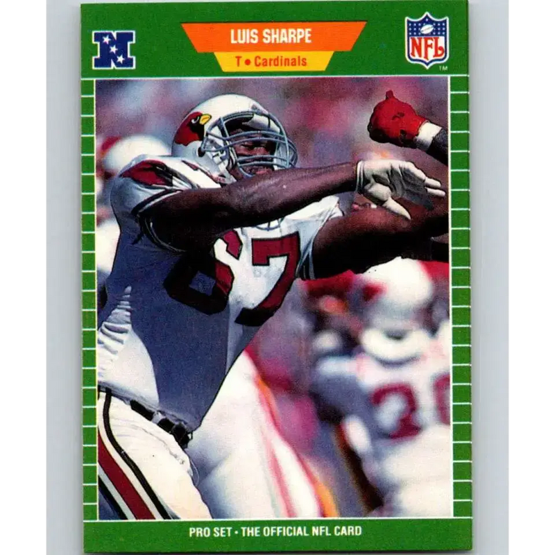 1989 Pro Set #337 Luis Sharpe NM-MT Phoenix Cardinals Football Card - Football Card Single