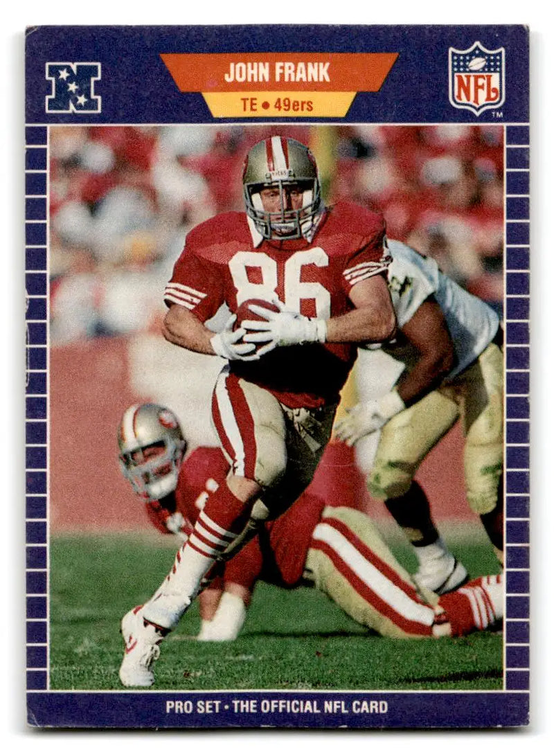 1989 Pro Set #375 John Frank - Football Card Single