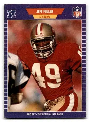 1989 Pro Set #376 Jeff Fuller - Football Card Single
