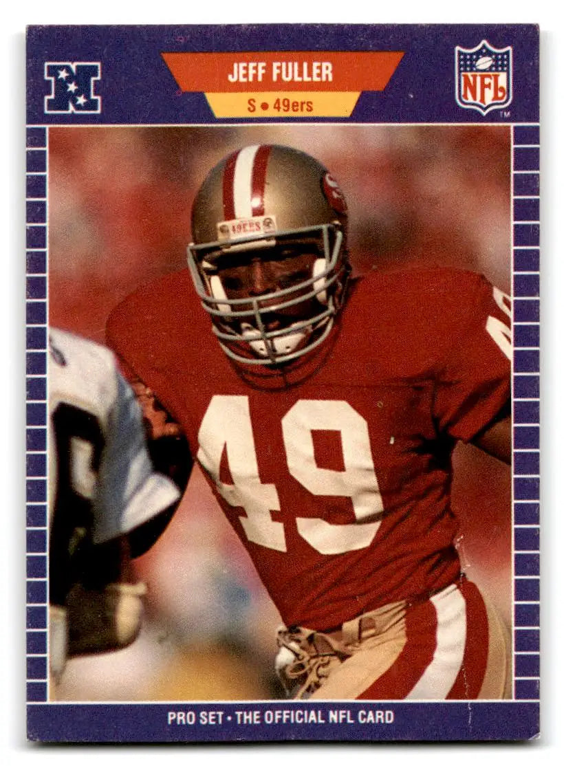 1989 Pro Set #376 Jeff Fuller - Football Card Single