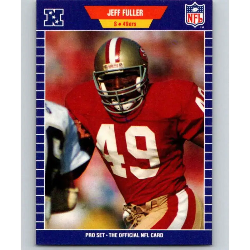 1989 Pro Set #376 Jeff Fuller NM-MT San Francisco 49ers Football Card - Football Card Single