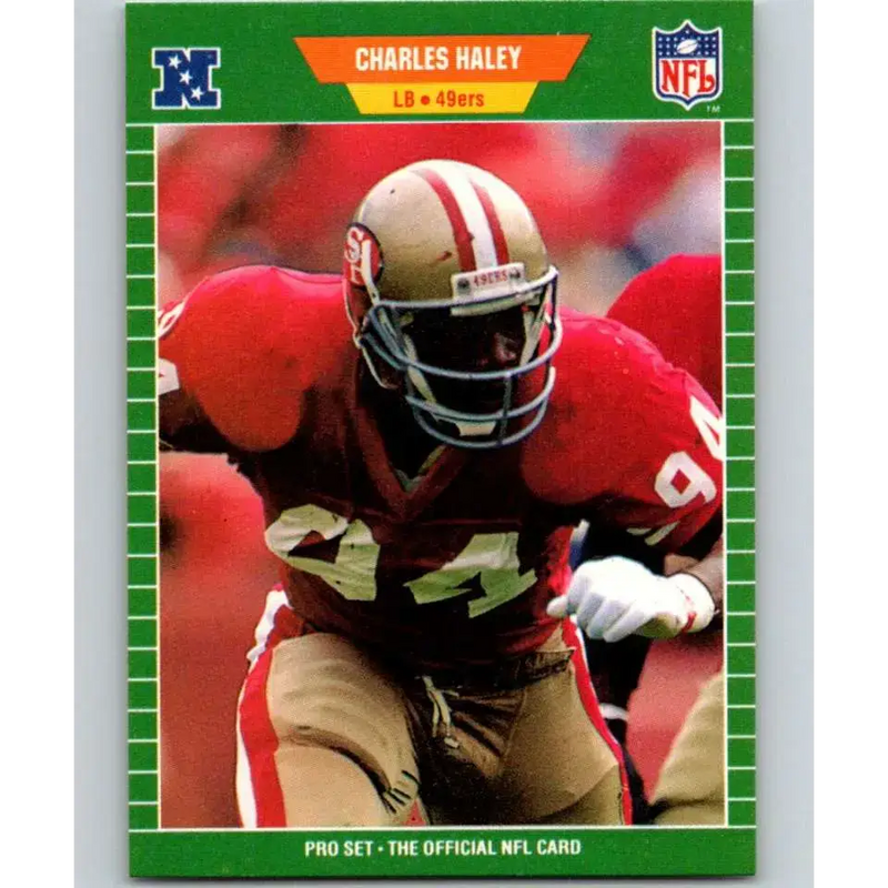 1989 Pro Set #378 Charles Haley NM-MT San Francisco 49ers Football Card - Football Card Single