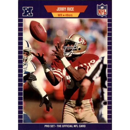 1989 Pro Set #383 Jerry Rice NM-MT San Francisco 49ers Football Card