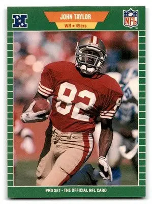 1989 Pro Set #384 John Taylor - Football Card Single