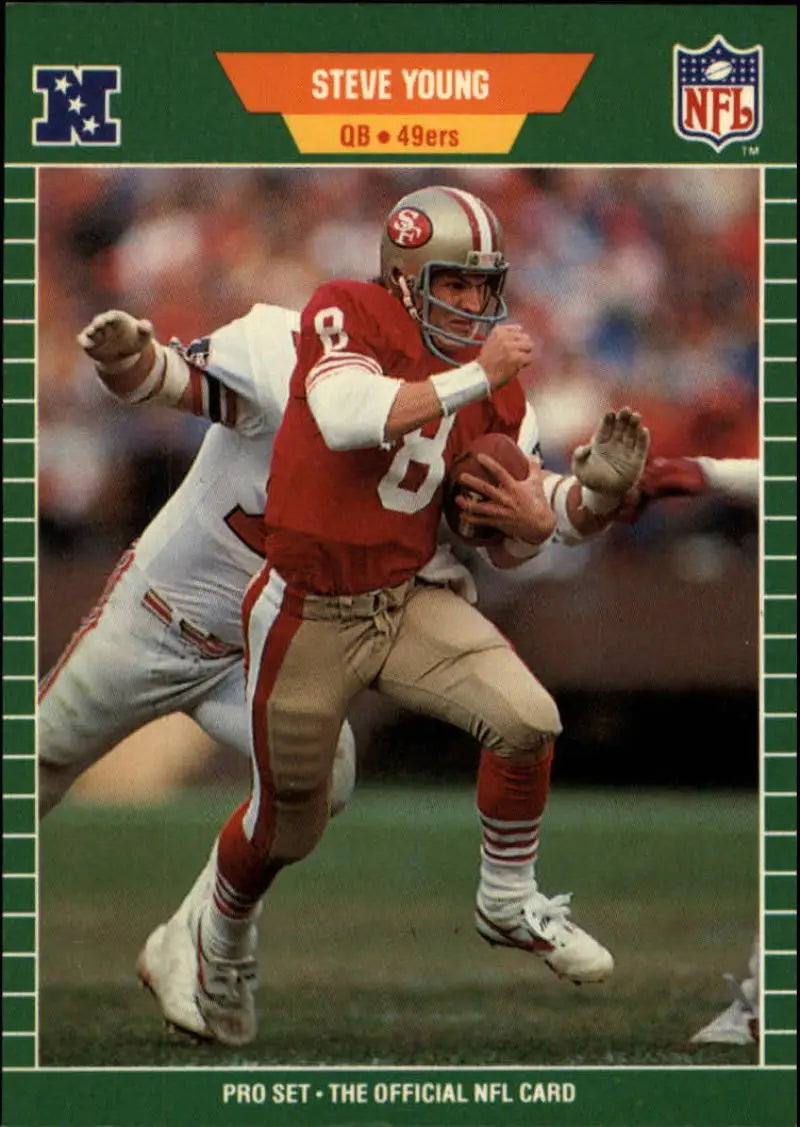 1989 Pro Set #388 Steve Young EX Excellent San Francisco 49ers Football Card - Football Card Single