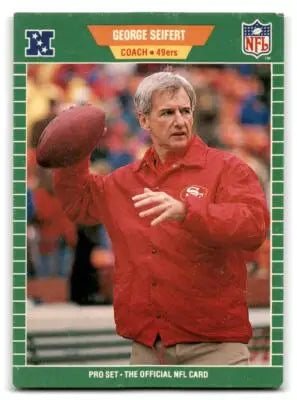 1989 Pro Set #389 George Seifert