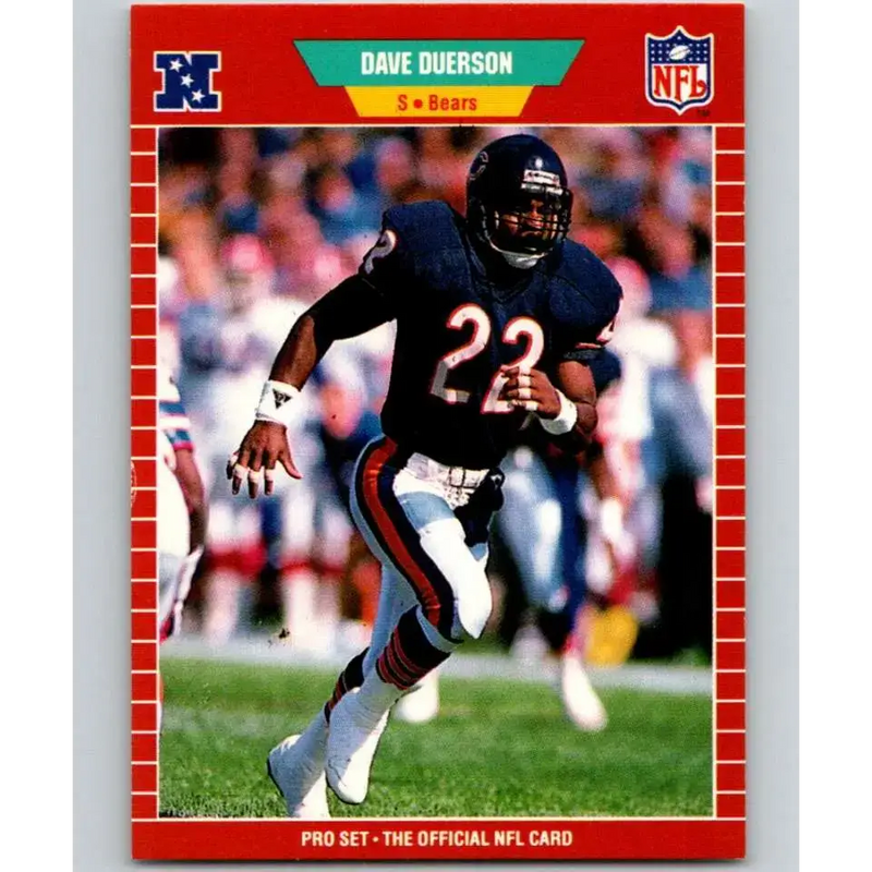 1989 Pro Set #39 Dave Duerson NM-MT Chicago Bears Football Card - Football Card Single