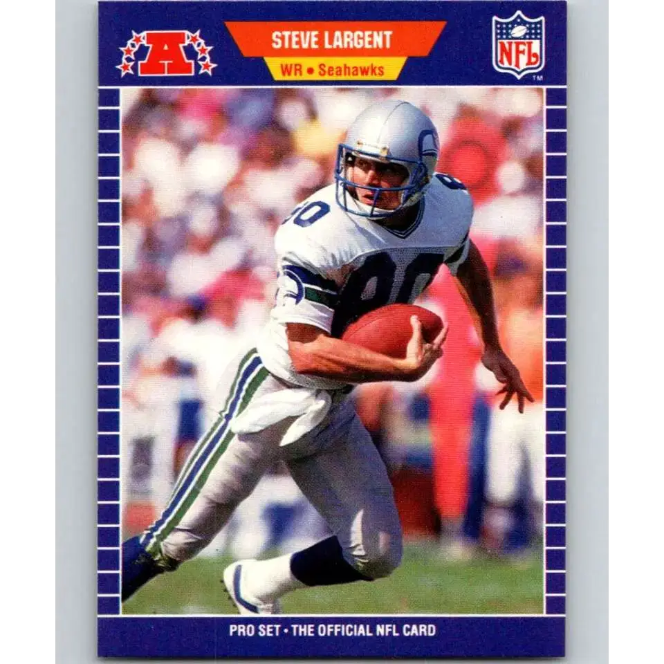 1989 Pro Set #396 Steve Largent NM-MT Seattle Seahawks Football Card