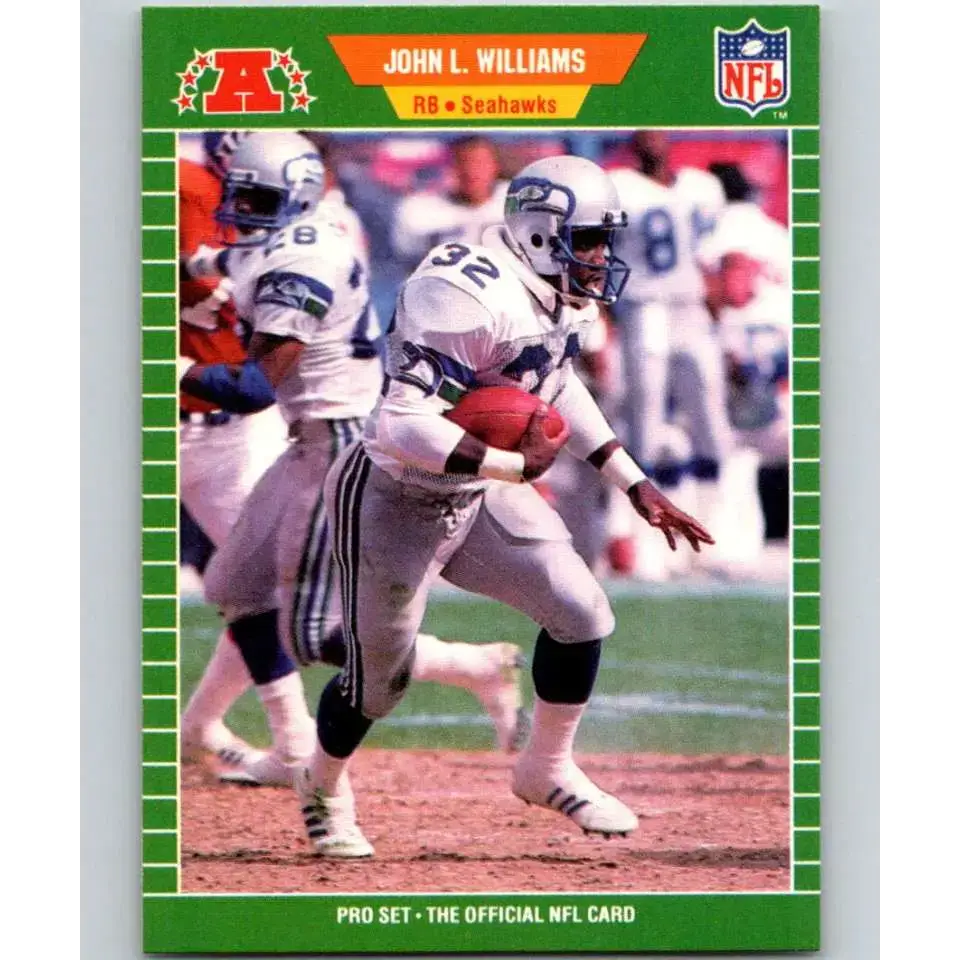 1989 Pro Set #405 John Williams NM-MT Seattle Seahawks Football Card
