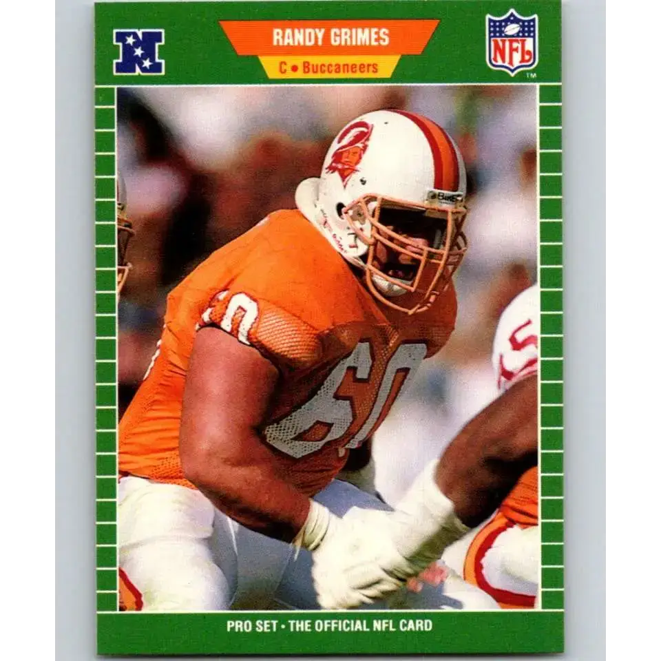 1989 Pro Set #410 Randy Grimes NM-MT Tampa Bay Buccaneers Football Card