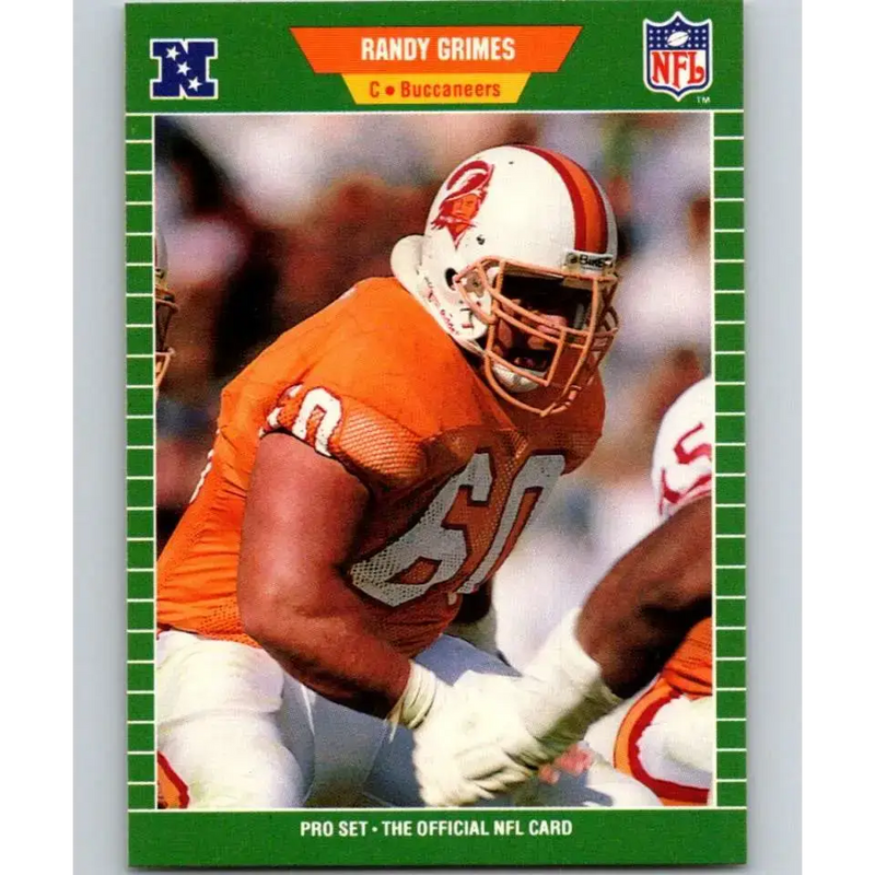 1989 Pro Set #410 Randy Grimes NM-MT Tampa Bay Buccaneers Football Card - Football Card Single