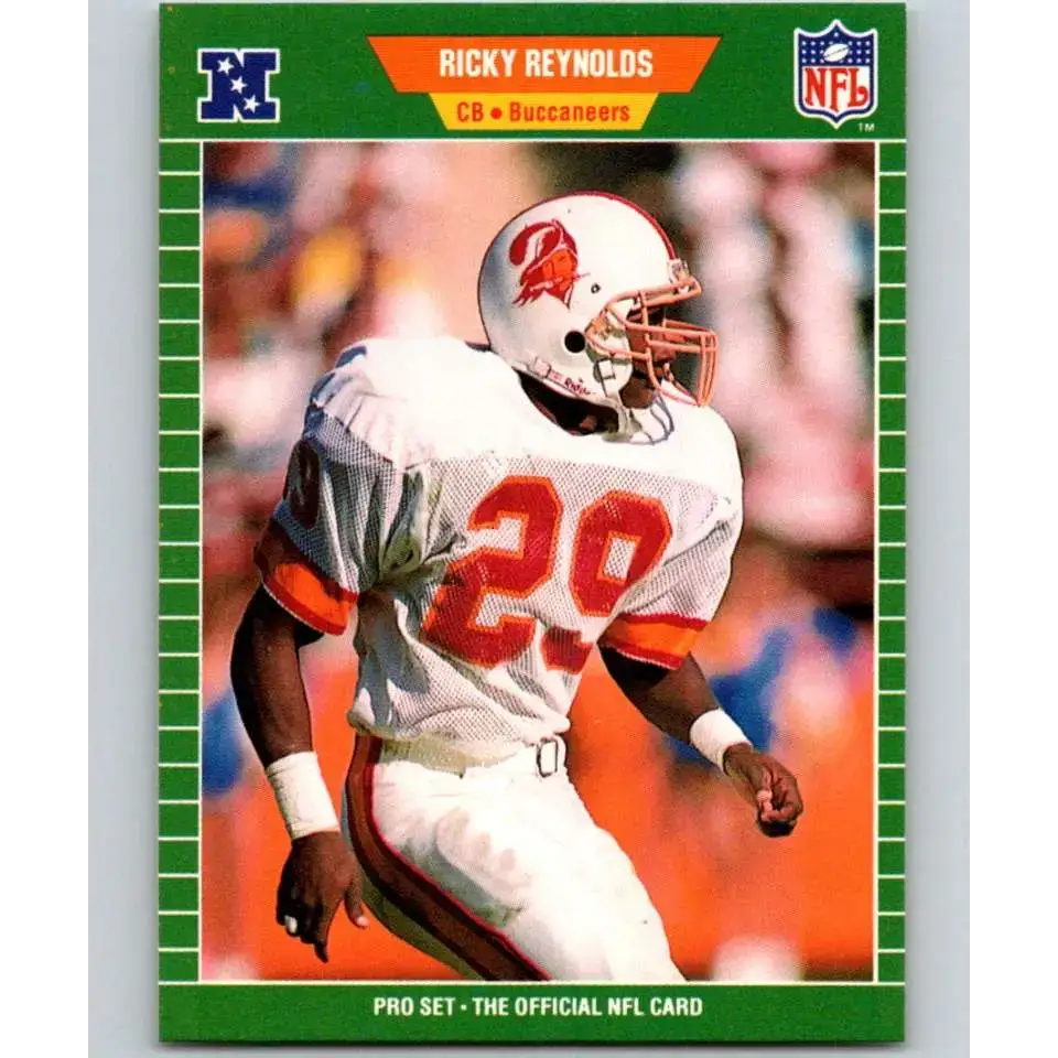 1989 Pro Set #416 Ricky Reynolds NM-MT Tampa Bay Buccaneers Football Card