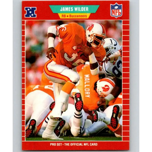 1989 Pro Set #420 James Wilder NM-MT Tampa Bay Buccaneers Football Card