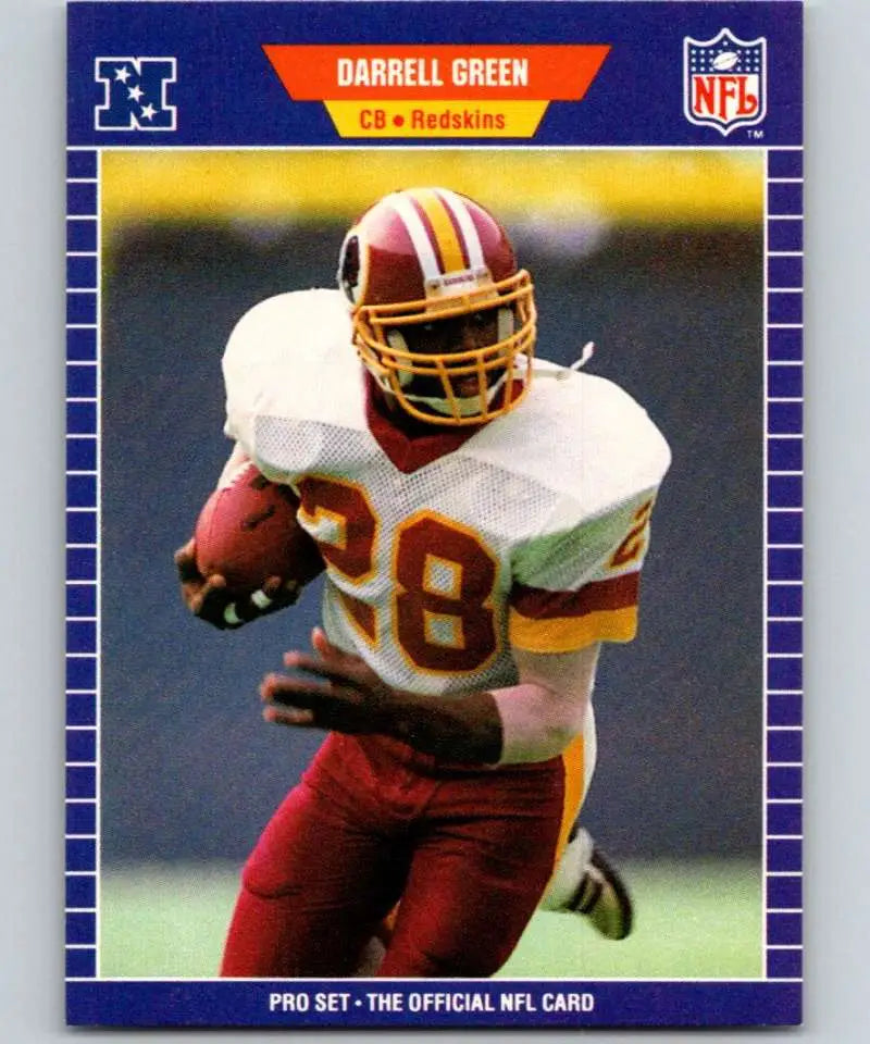 1989 Pro Set #426 Darrell Green EX Excellent Washington Redskins Football Card - Football Card Single