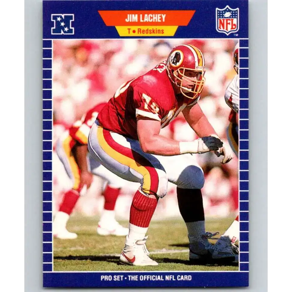 1989 Pro Set #428 Jim Lachey NM-MT Washington Redskins Football Card