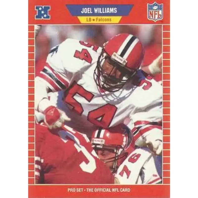 1989 Pro Set #442 Joel Williams NM-MT Atlanta Falcons Football Card - Football Card Single
