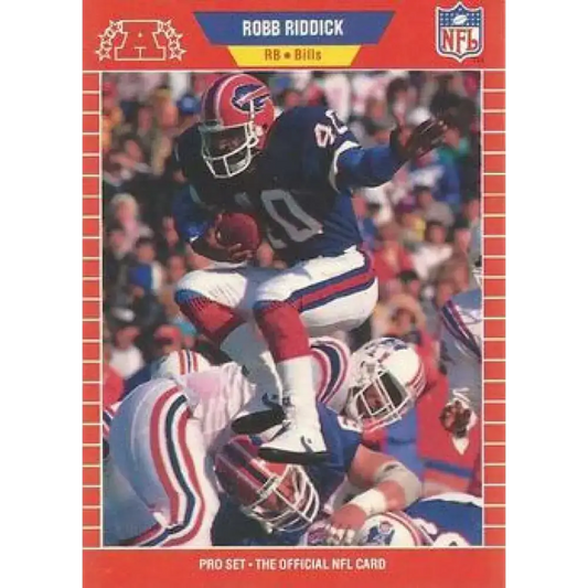 1989 Pro Set #444 Robb Riddick NM-MT Buffalo Bills Football Card
