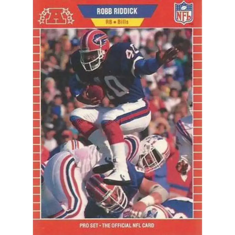 1989 Pro Set #444 Robb Riddick NM-MT Buffalo Bills Football Card - Football Card Single