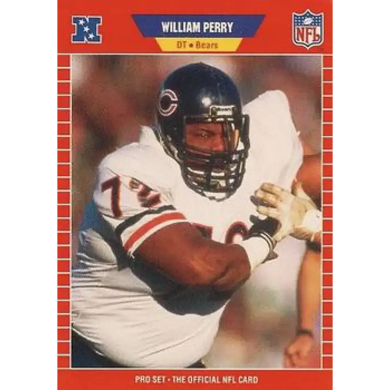 1989 Pro Set #445 William Perry NM-MT Chicago Bears Football Card - Football Card Single