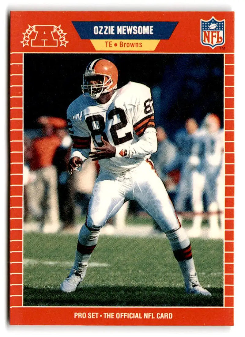 1989 Pro Set #451 Ozzie Newsome - Football Card Single