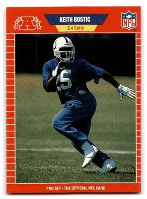 1989 Pro Set #456 Keith Bostic - Football Card Single