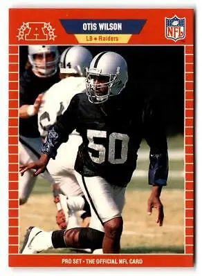 Otis Wilson 1989 Pro Set #461 trading card showcasing the football legend