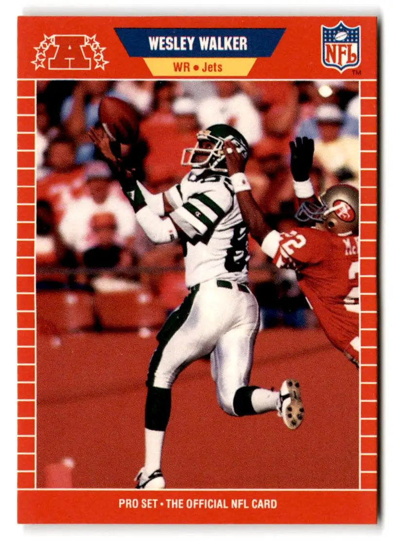 1989 Pro Set #473 Wesley Walker - Football Card Single