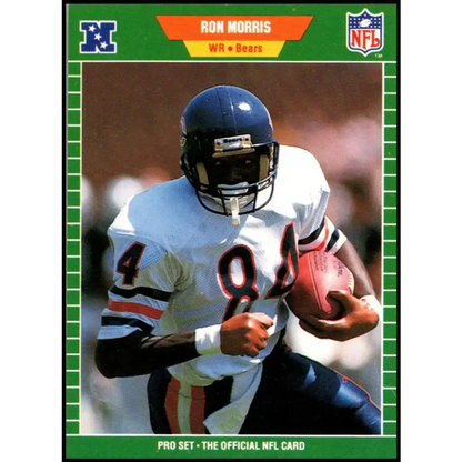 1989 Pro Set #47b Ron Morris NM-MT RC Rookie Chicago Bears Football Card