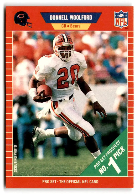 1989 Pro Set #488 Donnell Woolford - Football Card Single