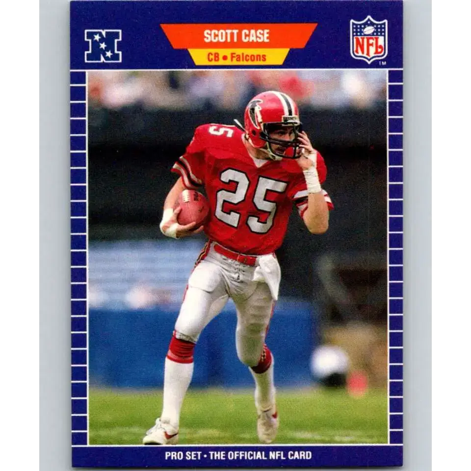 1989 Pro Set #5 Scott Case NM-MT RC Rookie Atlanta Falcons Football Card