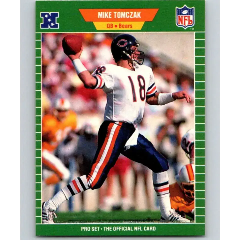 1989 Pro Set #51 Mike Tomczak NM-MT Chicago Bears Football Card - Football Card Single