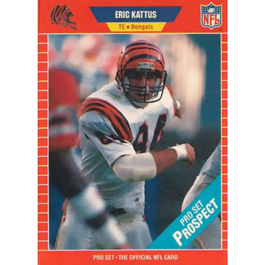 1989 Pro Set #518 Eric Kattus NM-MT Cincinnati Bengals Football Card
