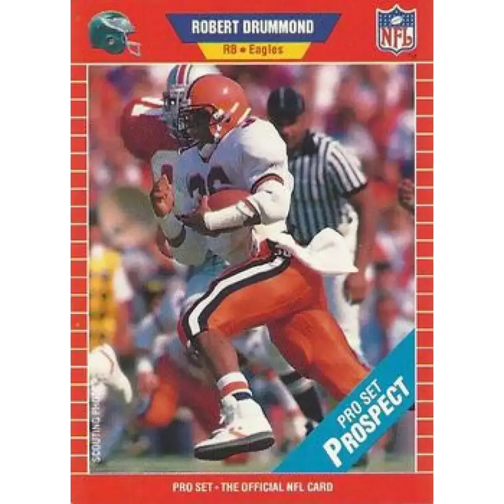 1989 Pro Set #534 Robert Drummond NM-MT Philadelphia Eagles Football Card