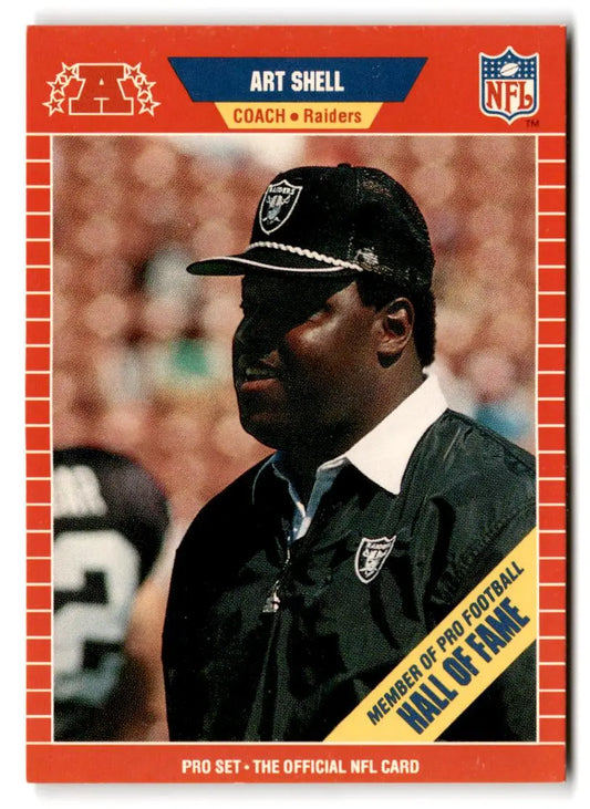 1989 Pro Set #541 Art Shell - Trading Card